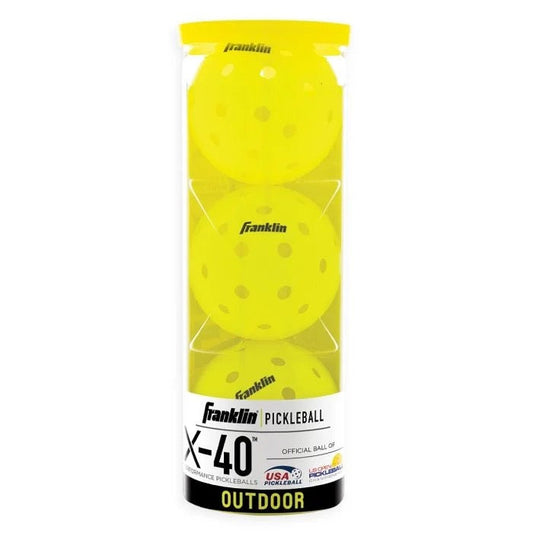 X-40 Outdoor Pickleballs 3 Pack | Franklin